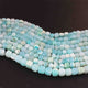 1  Strand  Peru Opal Faceted Briolettes - Cube Shape Briolettes 7mmx7mm-9mmx10mm - 10 Inches BR01967 - Tucson Beads