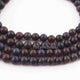 2  Strand Ethiopian Black Opal Smooth Roundels -Round Shape  Roundels 8mmx7mm- 5mmx4mm 16 Inches BR2387 - Tucson Beads