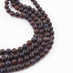 2  Strand Ethiopian Black Opal Smooth Roundels -Round Shape  Roundels 8mmx7mm- 5mmx4mm 16 Inches BR2387 - Tucson Beads