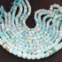 1 Strand  Peru Opal Faceted Briolettes - Cube Shape Briolettes 7mm-9mm-10 Inches BR01966