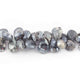 1 Strands Labradorite Silver Coated   Briolettes - Pear Drop Shape Briolettes 12mx10mm-17mmx11mm  8 Inches BR2390 - Tucson Beads