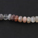 1 Strand Multi Moonstone Faceted Rondelles -Round Rondelles  Gemstone Beads - 7mm  8 Inches BR1125 - Tucson Beads