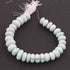 1 Strand Amazonite Faceted  Rondelles -  Gemstone Beads 8 mm-9 mm- 13 Inches BR2397