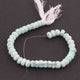 1 Strand Amazonite Faceted  Rondelles ,Round Beads,Roundel Beads 8mm-9mm 8 Inches BR2402 - Tucson Beads