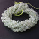 1-strand-prehnite-faceted-roundels-round-shape-ball-beads-7mm-11mm-15-inches-BR0760 - Tucson Beads