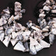 1 Strand Dendrite opal  Faceted Fancy  Briolettes  -Fancy Shape Briolettes  - 23mmx15mm- 24mmx23mm-12 Inches BR01958 - Tucson Beads