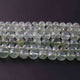 1  Strand Prehnite Faceted Roundels - Round Shape Ball Beads 7mm-10mm - 14.5 Inches BR0761 - Tucson Beads