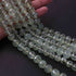 1  Strand Prehnite Faceted  Ball Beads 7mm-10mm - 14.5 Inches BR0761