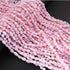 1 Long Strand Pink Opal Smooth  Briolettes -  Oval Shape Briolettes - 6mmx3mm-11mmx5mm -13 inches BR01956