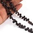 1 Strand Black Ethiopian Opal Smooth  Briolettes  - Pear Shape Rondelles Beads  6mmx4mm  8 Inches BR3855