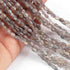 1  Long Strand Labradorite Faceted Briolettes - Oval Shape  Briolettes -7mmx5mm-8mmx5mm -12.5 Inches BR01961