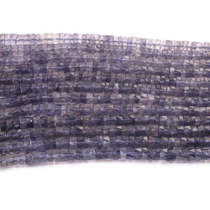 1 Long Strand Iolite Facected  Heishi Rondelles - Wheel  Roundelles  7mm-8mm-16 Inch BR02700 - Tucson Beads