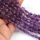 1 Strand Amethyst Faceted Briolettes Oval Shape  Briolettes - 7mmx6mm-10mmx7mm 13 Inches BR01963 - Tucson Beads