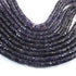 1 Long Strand Iolite Faceted  Heishi Rondelles - Wheel  Roundelles  6mm-7mm-16 Inch BR02699