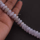 1 Strand Natural Chalcedony German Cut Faceted  Briolettes  - Round Shape Rondelles Beads  20mm  8 Inches BR3862 - Tucson Beads
