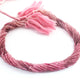 4 Strands Genuine Pink Tourmaline Faceted Rondelles - Roundel Beads 3.5mm-4mm 13 Inch Long RB227 - Tucson Beads