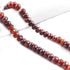 1 Strand Red Silverite  Faceted  Rondelles -  Beads  8mm  7 Inches BR3878