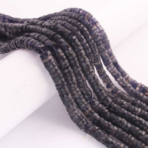 1 Long Strand Iolite Facected  Heishi Rondelles - Wheel  Roundelles 6mm-9mm-16 Inch BR02672 - Tucson Beads