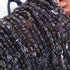 1 Strand Iolite Smooth Oval Shape Briolettes  - Smooth Briolettes 5mmx4mm-10mmx4mm -12.5 Inches  BR01983