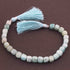 1 Long Strand Amazonite Faceted Cube Briolettes  - Faceted Briolettes  8mm-9mm  8.5 Inches long BR2347