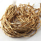 10 Strands AAA Quality Gold Plated Designer Copper Tube Beads,Pipe Beads Jewelry Making Supplies, 8mmx2mm,9 inches Bulk Lot GPC229 - Tucson Beads