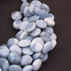 1 Strand Blue Opal Faceted Round Briolettes - Blue Opal Coin / Round Beads 12mmx12mm-13mmx14mm 8.5 Inches BR2221 - Tucson Beads