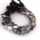 1 Strand Dendrite Opal Faceted Briolettes -Assorted Shape Briolettes -9mmx13mm-10mmx16mm- 9 inch BR0233 - Tucson Beads