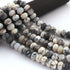1  Strand Dendrite Opal  Faceted Rondelles  -5mm-9mm 9 Inches BR0583