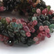 1 Strand Multi Tourmaline Faceted Tear Drop Briolettes - Multi Tourmaline Tear Drop Beads 5mmx8mm-7mmx5mm 9 Inch BR0586 - Tucson Beads