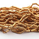 10 Strands AAA Quality Gold Plated Designer Copper Tube Beads,Pipe Beads Jewelry Making Supplies, 5mmx3mm,8 inches Bulk Lot GPC234 - Tucson Beads