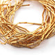 10 Strands AAA Quality Gold Plated Designer Copper Tube Beads,Pipe Beads Jewelry Making Supplies, 5mmx6mm 8 inches Bulk Lot GPC247 - Tucson Beads