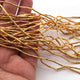 10 Strands AAA Quality Gold Plated Designer Copper Tube Beads,Pipe Beads Jewelry Making Supplies, 5mmx6mm 8 inches Bulk Lot GPC247 - Tucson Beads