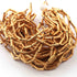 5 Strands AAA Quality Gold Plated Designer Copper Tube Beads,Pipe Beads Jewelry Making Supplies, 6mmx2mm,7 inches Bulk Lot GPC237
