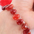 1 Strand Shaded Carnelian Smooth Briolettes -Pear Briolettes  9mmx9mm-15mmx8mm 8 Inches BR540