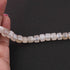 1 Strand White Silverite Faceted Briolettes -Cube Briolettes 7mm 8 Inches BR1964