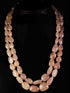 750 carats 1 Strands Of Genuine  Morganite Assorted shape Necklace - Faceted Assorted  Beads - Rare & Natural Necklace - Stunning Elegant Necklace 5mm-8mm-19 inch BRU068