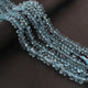 1 Strand  Amazing Quality Natural London Blue Topaz Faceted Briolettes -Tear Shape Briolettes -5mm-7mm-9 inches BR02715 - Tucson Beads