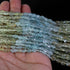 1 Strands  Multi Aquamarine Smooth Carved Finest Quality  Smooth  Beads Briolettes 6mmx4mm-8mmx4mm 13 inches BR3641