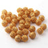 50 pcs Gold Plated Designer  Oval Copper Balls,Casting Oval Copper Balls,Jewelry Making Supplies 13 mm 8 inches Bulk Lot GPC736