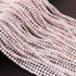 AAA White Opal  Micro Faceted  4mm Beads  RB0213