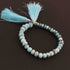 1 Strand Peru Opal Faceted Briolettes - Round Shape Briolette , Jewelry Making Supplies 7mm 10 Inches BR3935