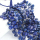 1  Strand Lapis Faceted Briolettes -Pear Shape Briolettes -9mmx7mm- - 8 Inches BR02710 - Tucson Beads