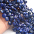 1  Strand Lapis Faceted Briolettes -Pear Shape Briolettes -9mmx7mm- - 8 Inches BR02710