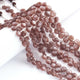 1 Strand Chocolate Moonstone Faceted Briolettes - Heart Shape Briolettes - 7mm-8mm-9 Inches BR02713 - Tucson Beads