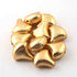 1 Strands Gold Plated Designer Copper Fancy Beads, Casting Fancy Beads, Jewelry Supplies 24mm -9 inches Bulk Lot  GPC620