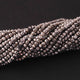 5 Long  Strands Dark Silver Pyrite Faceted Rondelles - Gemstone Rondelles - 4mm 13 Inches RB144 - Tucson Beads