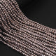 5 Long  Strands Dark Silver Pyrite Faceted Rondelles - Gemstone Rondelles - 4mm 13 Inches RB144 - Tucson Beads