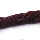 5 Strands Mozambique Garnet Faceted Rondelles - Gemstone Rondelles - 3mm 13.5 Inches RB087 - Tucson Beads