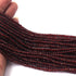 AAA Mozambique Garnet  Micro Faceted  - 3mm  Beads RB087