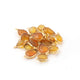 10 Pcs Mix Stone Faceted  24k Gold Plated Assorted Shape Pendant/Connector - 22mmx10mm-17mmx10mm PC800 - Tucson Beads